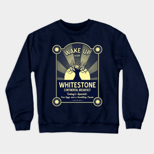 Whitestone Continental Breakfast! Crewneck Sweatshirt by LastLadyJane